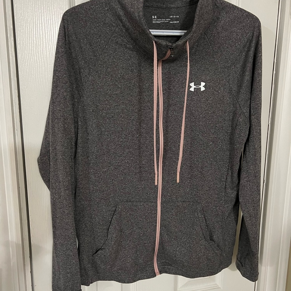 Under Armour Gray Performance Zip-Up Jacket